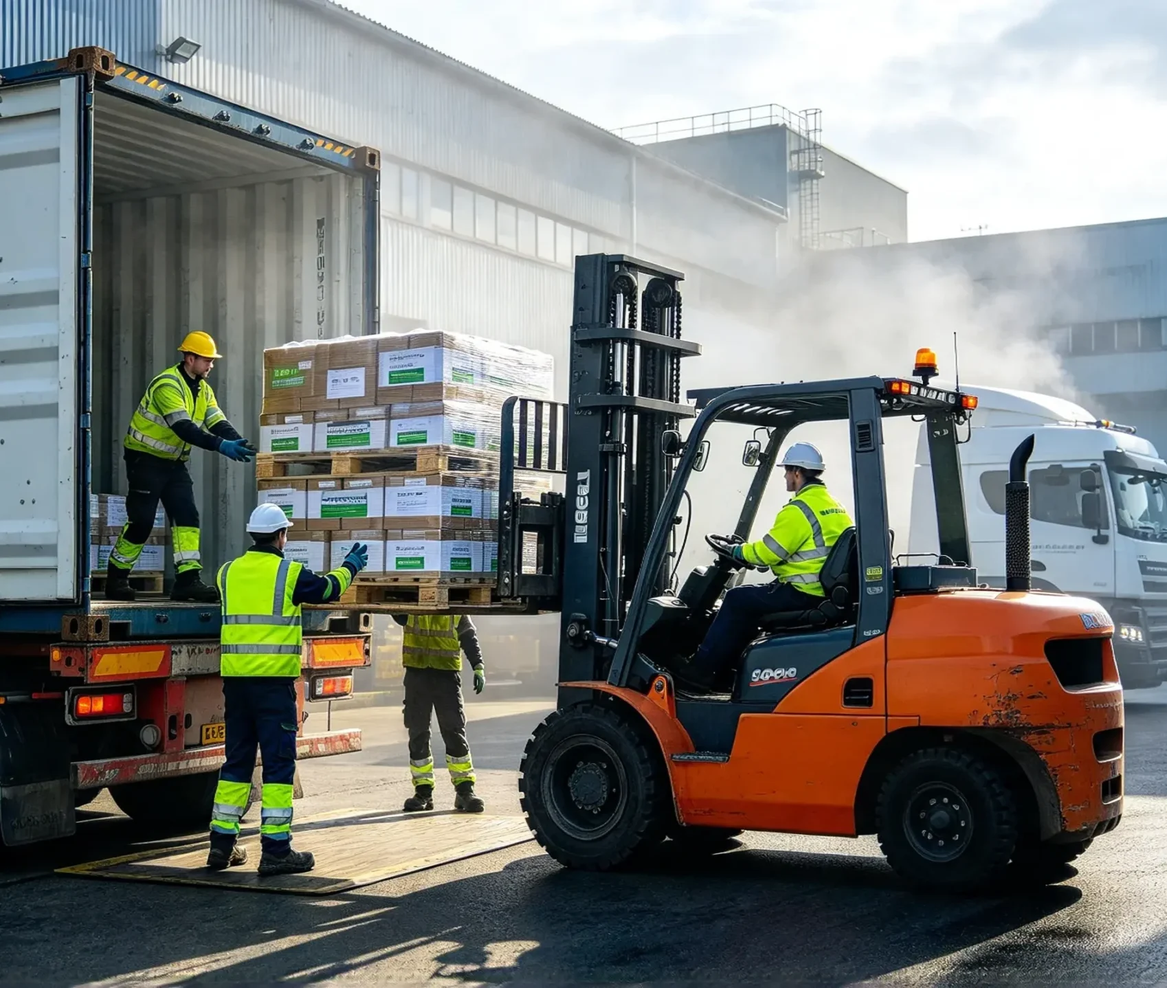 Container destuffing